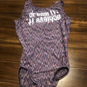purple and pink gymnastics leo.